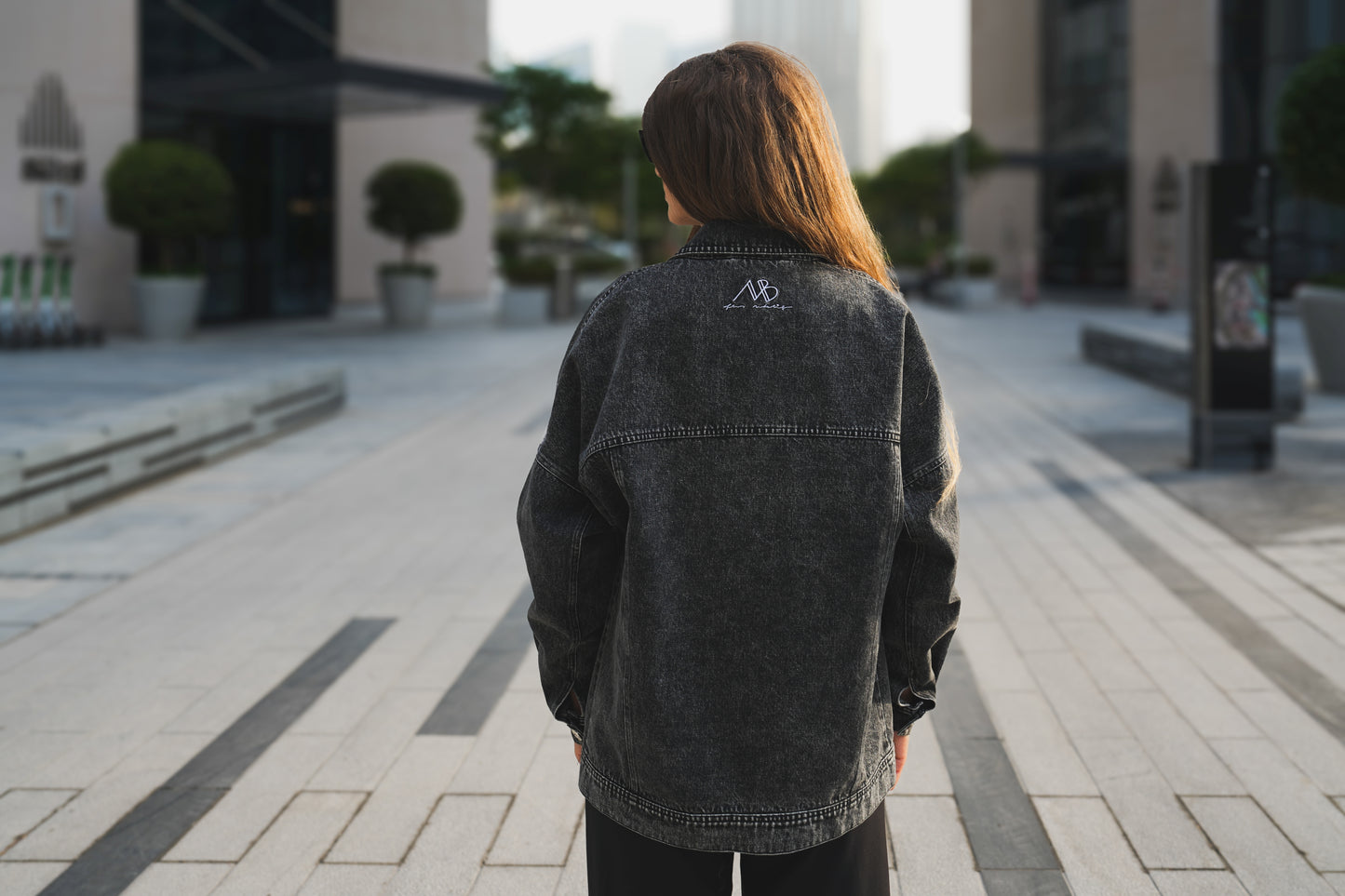 UNDONE - Rifľová bunda / SIVÁ