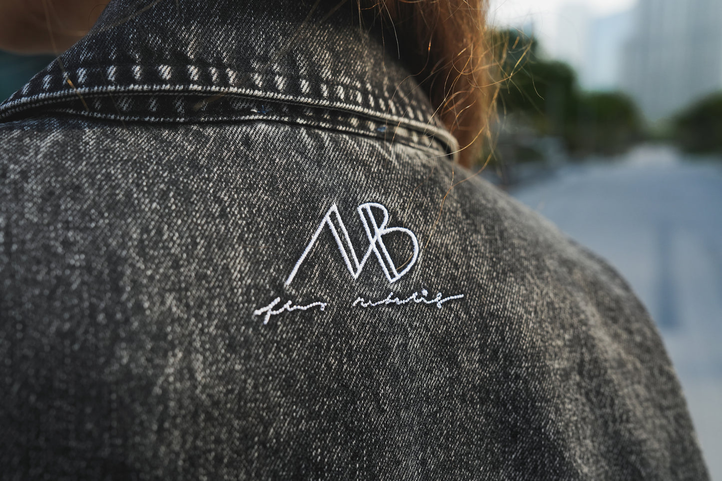 UNDONE - Rifľová bunda / SIVÁ