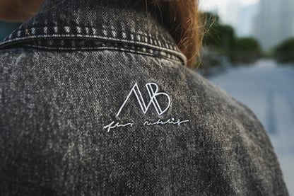 UNDONE - Rifľová bunda / SIVÁ